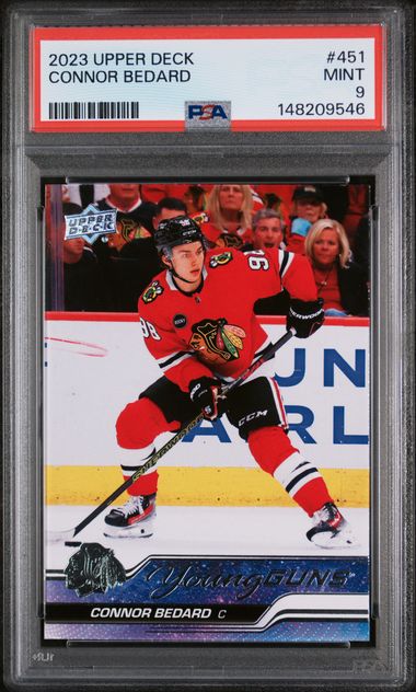 2023-24 Upper Deck #451 Connor Bedard PSA 9 (Rookie)