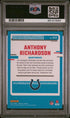 2023 Donruss Optic Preview Football Emoji #343 Anthony Richardson PSA 10 (Rookie)