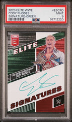 2023 Donruss Elite WWE Elite Signatures Green #ESCRD "The American Nightmare" Cody Rhodes PSA 9 | Eastridge Sports Cards