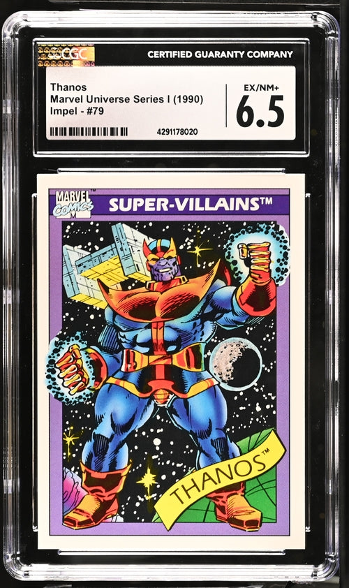 1990 Impel Marvel Universe Series 1 #79 Thanos CGC 6.5