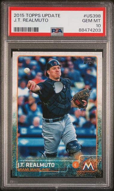 2015 Topps Update #US398 J.T. Realmuto PSA 10 (Rookie) | Eastridge Sports Cards