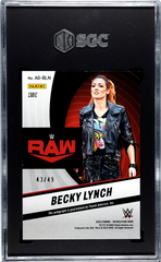 2023 Revolution WWE Autographs Cubic #AGBLN Becky Lynch #43/49 SGC 9 (Auto 10) | Eastridge Sports Cards