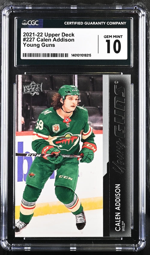 2021-22 Upper Deck #227 Calen Addison CGC 10 (Rookie)