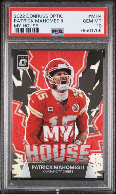 2022 Donruss Optic My House #MH4 Patrick Mahomes II PSA 10