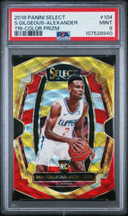 2018-19 Select Prizms Tri Color #104 Shai Gilgeous-Alexander PSA 9 (Rookie) | Eastridge Sports Cards