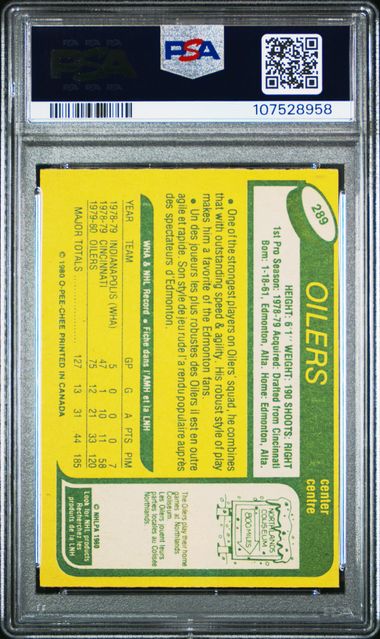 1980-81 O-Pee-Chee #289 Mark Messier PSA 6 (Rookie) | Eastridge Sports Cards