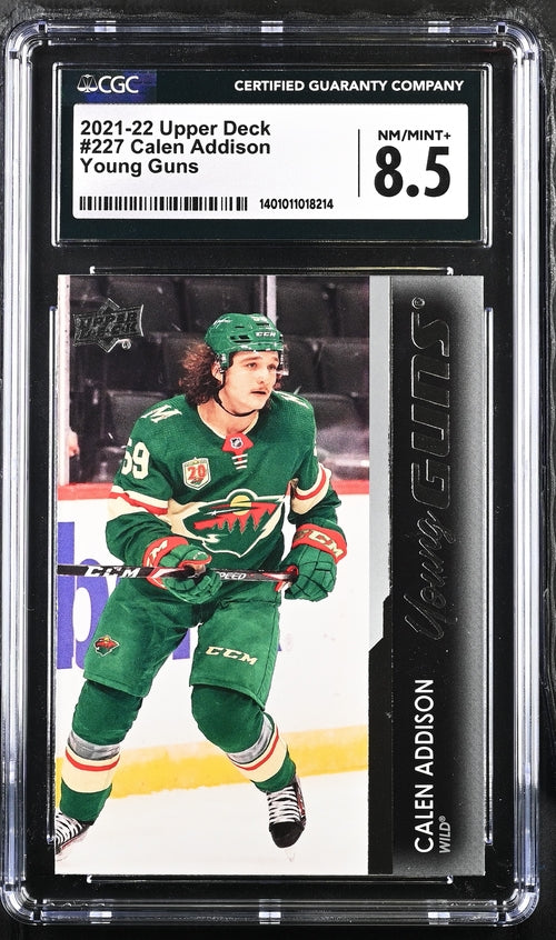 2021-22 Upper Deck #227 Calen Addison CGC 8.5 (Rookie)
