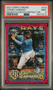 2024 Topps Chrome Magenta Speckle Refractor #213 Junior Caminero #289/350 PSA 9 (Rookie)