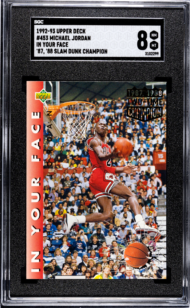 1992-93 Upper Deck #453 Michael Jordan SGC 8
