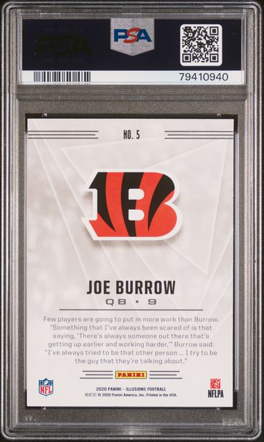 2020 Panini Illusions Retail #5 Joe Burrow PSA 10 (Rookie)