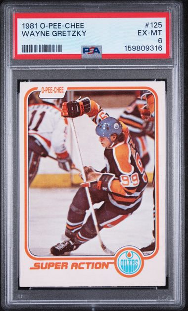 1981-82 O-Pee-Chee #125 Wayne Gretzky PSA 6