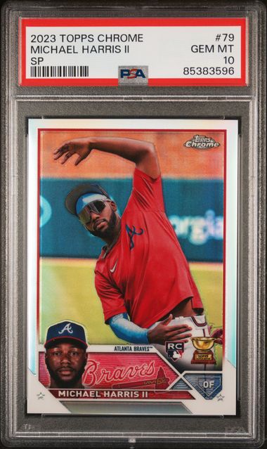 2023 Topps Chrome SP #79 Michael Harris II PSA 10 (Rookie)