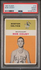 1961-62 Fleer #10 Bob Cousy PSA 2(MK) | Eastridge Sports Cards