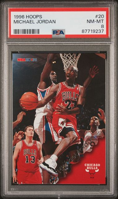 1996-97 Hoops #20 Michael Jordan PSA 8 | Eastridge Sports Cards