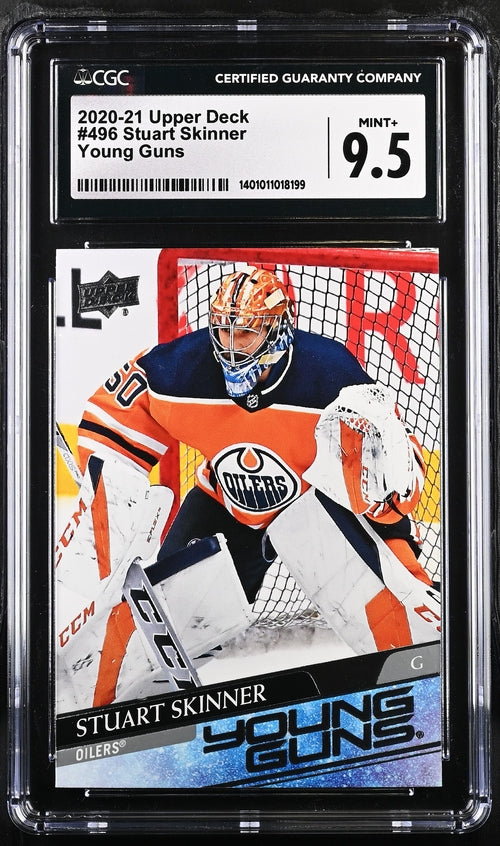 2020-21 Upper Deck #496 Stuart Skinner CGC 9.5 (Rookie)