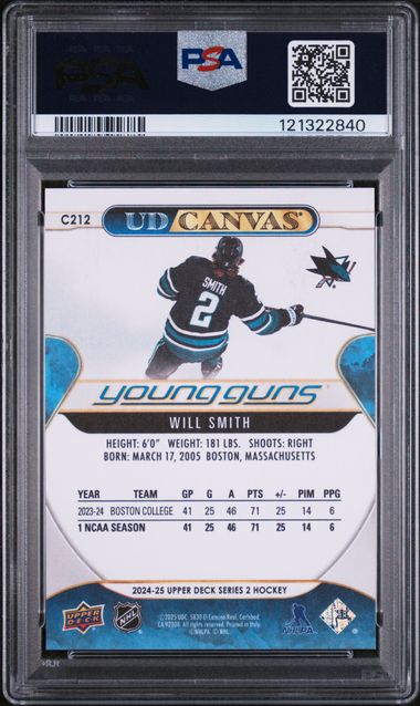 2024-25 Upper Deck UD Canvas #C212 Will Smith PSA 10 (Rookie)