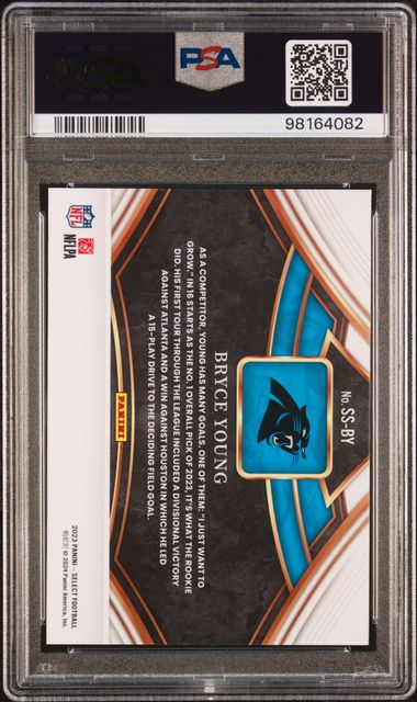 2023 Panini Select Snapshots #SSBY Bryce Young PSA 9 (Rookie)