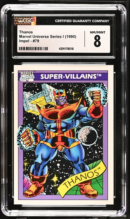 1990 Impel Marvel Universe Series 1 #79 Thanos CGC 8