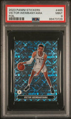 2023-24 Panini Stickers Foil #465 Victor Wembanyama PSA 9 (Rookie) | Eastridge Sports Cards
