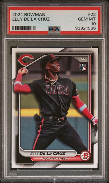2024 Bowman #22 Elly De La Cruz PSA 10 (Rookie)