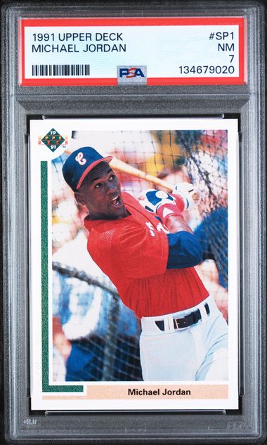 1991 Upper Deck #SP1 Michael Jordan PSA 7