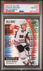 2023-24 Upper Deck Allure Red Rainbow #102 Connor Bedard PSA 10 (Rookie) | Eastridge Sports Cards
