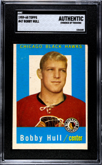 1959-60 Topps #47 Bobby Hull SGC Authentic Trimmed | Eastridge Sports Cards
