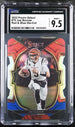 2022 Panini Select Red & Blue Die-Cut #70 Joe Burrow CGC 9.5