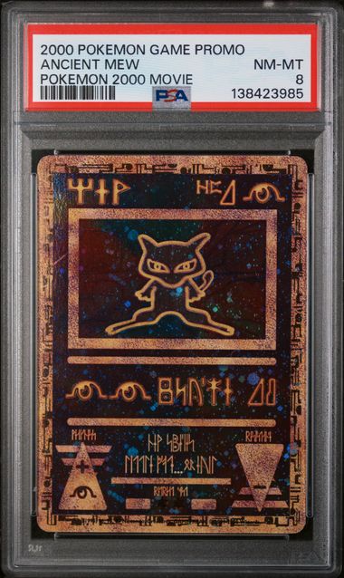 2000 Pokemon Pokemon 2000 Movie Promo Ancient Mew PSA 8