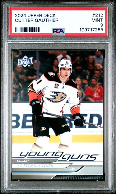2024-25 Upper Deck #212 Cutter Gauthier PSA 9 (Rookie)