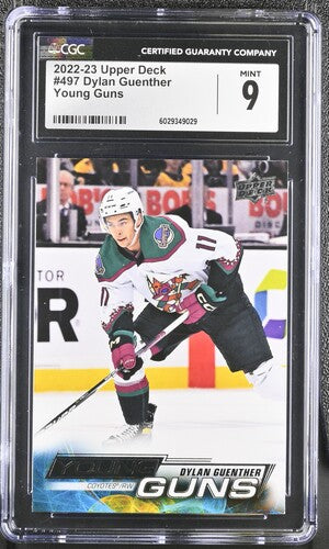 2022-23 Upper Deck #497 Dylan Guenther CGC 9 (Rookie)