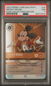 2023 Disney Lorcana D100 Collector's Edition #18 Mickey Mouse - Friendly Face PSA 7