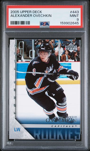 2005-06 Upper Deck #443 Alexander Ovechkin PSA 9 (Rookie)