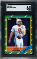 1986 Topps #374 Steve Young (Rookie)