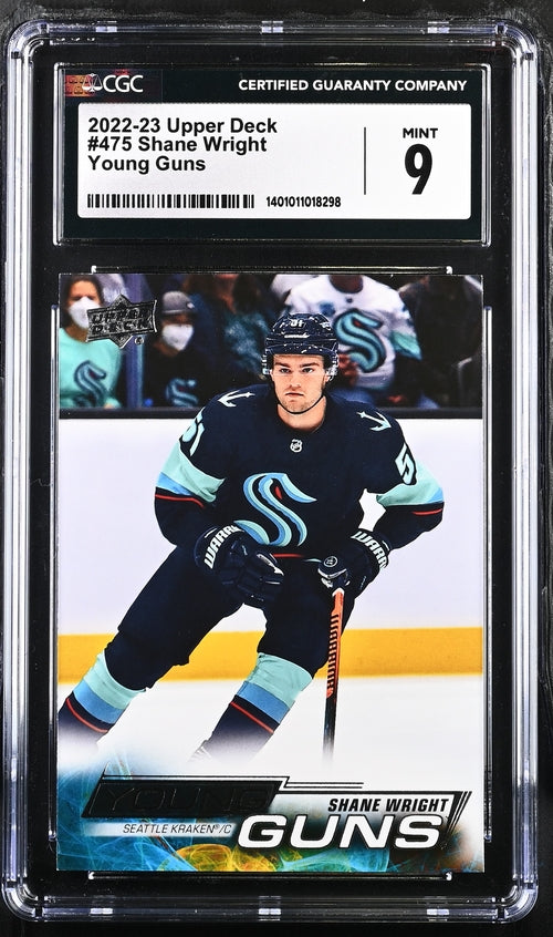 2022-23 Upper Deck #475 Shane Wright CGC 9 (Rookie)