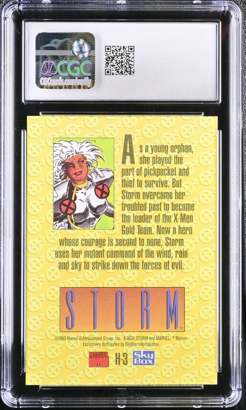 1993 Marvel X-Men Series 2 Holithogram #H-3 Storm CGC 9