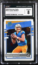 2020 Donruss Optic #153 Justin Herbert CGC 8 (Rookie)