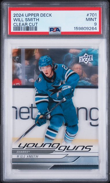 2024-25 Upper Deck Clear Cut #701 Will Smith PSA 9 (Rookie)