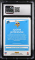 2020 Donruss Optic #163 Justin Jefferson CGC 9 (Rookie)