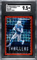 2023 Panini Rookies & Stars Thrillers Longevity Prizm #TH-17 Justin Herbert SGC 9.5