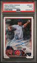 2023 Topps Chrome Rookie Autograph #RAJST Justin Steele PSA 9 (Rookie)
