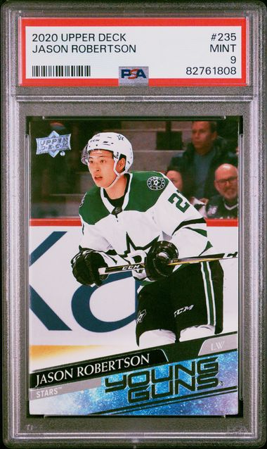 2020-21 Upper Deck #235 Jason Robertson PSA 9 (Rookie)