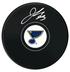 Jordan Kyrou Autographed St. Louis Blues Puck (COJO Sports)