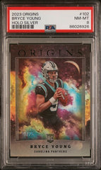 2023 Panini Origins Holo Silver #102 Bryce Young #29/75 PSA 8 (Rookie) | Eastridge Sports Cards