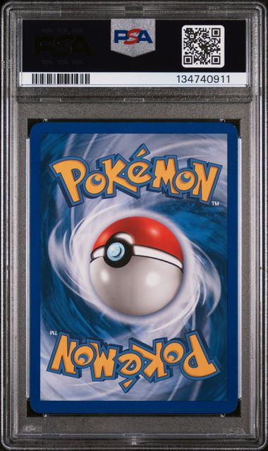 2003 Pokemon Aquapolis #15 Houndoom - Reverse Holo PSA 8