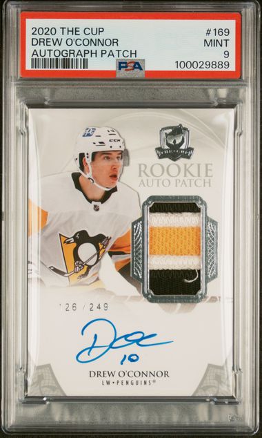 2020-21 Upper Deck The Cup #169 Drew O'Connor #126/249 PSA 9 (Rookie)