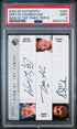 2003-04 SP Authentic Sign of the Times #GKF Wayne Gretzky/Jari Kurri/Grant Fuhr #11/25 PSA 9