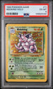 1999 Pokemon Base Set Unlimited #11 Nidoking - Holo PSA 6