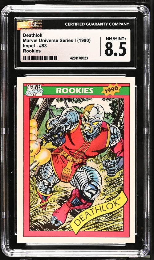 1990 Impel Marvel Universe Series 1 #83 Deathlok CGC 8.5