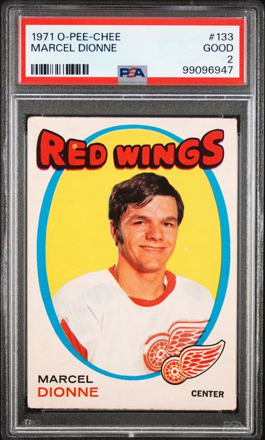 1971-72 O-Pee-Chee #133 Marcel Dionne PSA 2 (Rookie)